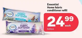 PEP Essential Home fabric conditioner refill offer