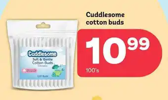 PEP Cuddlesome cotton buds offer