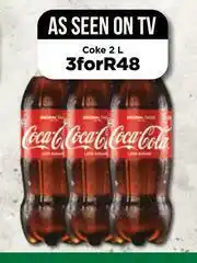 Food Lover's Market Coca Cola Coke-For 3 x 2L offer