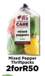 Food Lover's Market Mixed Pepper Thriftpacks-For 2 offer
