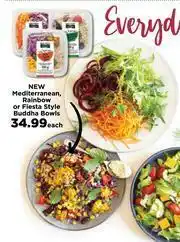 Food Lover's Market New Mediterranean, Rainbow Or Fiesta Style Buddha Bowls-Each offer
