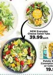 Food Lover's Market New Everyday Cheese Salad Tubs-Each offer