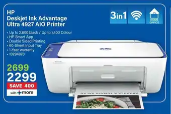 Incredible Connection HP Deskjet Ink Advantage Ultra 4927 AIO Printer offer