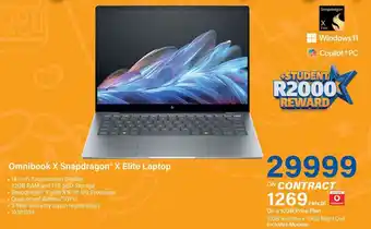 Incredible Connection HP Omnibook X Snapdragon X Elite Laptop offer