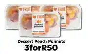 Food Lover's Market Dessert Peach Punnets-For 3 offer