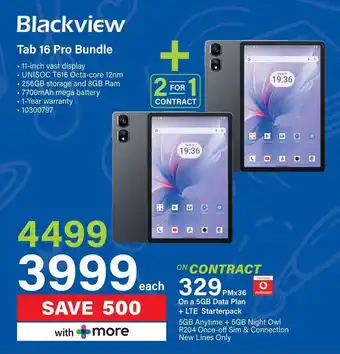 Incredible Connection Blackview Tab 16 Pro Bundle offer