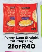 Food Lover's Market Penny Lane Straight Cut Chips-For 2 x 1Kg offer