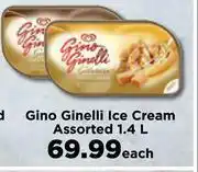 Food Lover's Market Gino Ginelli Ice Cream Assorted-1.4L Each offer