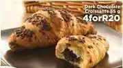 Food Lover's Market Dark Chocolate Croissants-For 4 x 55g offer