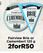 Food Lover's Market Fairview Brie Or Camembert-For 2 x 125g offer
