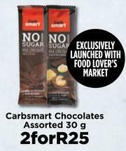 Food Lover's Market Carbsmart Chocolates Assorted-For 2 x 30g offer