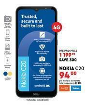 Edgars Nokia C20 4G offer