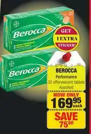 Dis-Chem Berocca Performance 30 Effervescent Tablets Assorted-Each offer