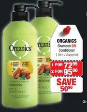 Dis-Chem Organics Shampoo Or Conditioner Assorted-1L offer