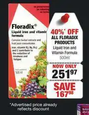 Dis-Chem Floradix Liquid Iron & Vitamin Formula-500ml offer