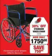 Dis-Chem Standard Wheelchair offer