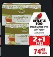 Dis-Chem Lifestyle Food Instant Ginger Drink With Honey 20 Sachets-Each offer
