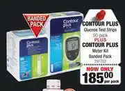 Dis-Chem Contour Plus Glucose Test Strips 50's Pack + Contour Plus Meter Kit Banded Pack-Per Pack offer