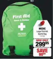 Dis-Chem Medic+ Large First Aid Sports Bag offer