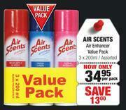 Dis-Chem Air Scents Air Enhancer Value Pack Assorted-3 x 200ml Per Pack offer