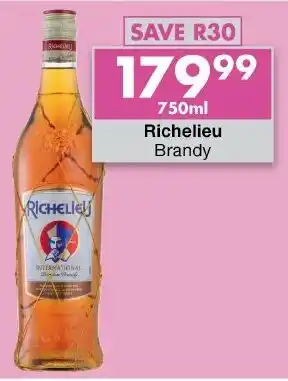 President Liquor Richelieu Brandy offer