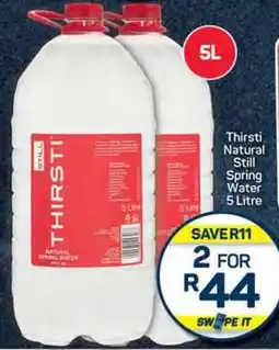 Pick n Pay Hypermarket Thirsti Natural Still Spring Water offer