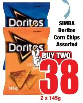 Boxer SIMBA Doritos Corn Chips Assorted offer