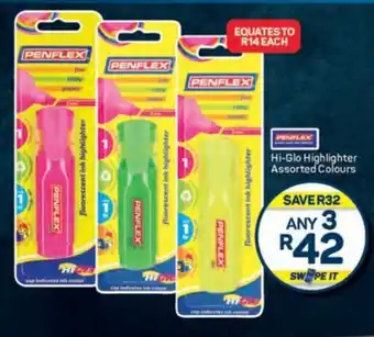 Pick n Pay Hi-Glo Highlighter Assorted Colours offer