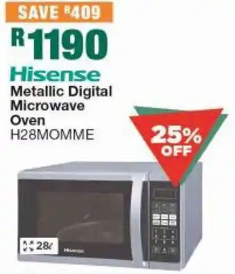 House & Home Hisense Metallic Digital Microwave Oven 28L offer