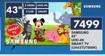 President Hyper Samsung - 43" UHD 4K Smart TV offer