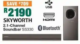 House & Home Skyworth 2.1-Channel Soundbar offer