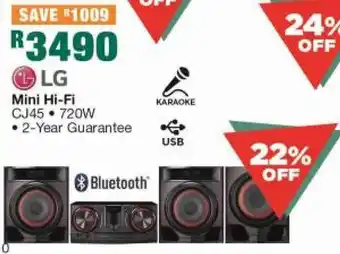 House & Home LG Mini Hi-Fi 720W offer