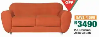 House & Home 2.5 Division Jello Couch offer