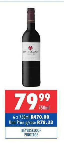 Beyerskloof Pinotage 750ml