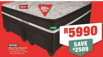 House & Home Restonic Pearl Base Set 183cm offer