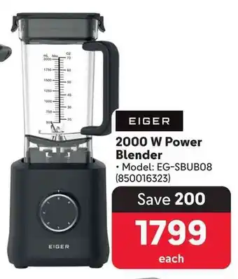 Makro EIGER 2000 W Power Blender offer