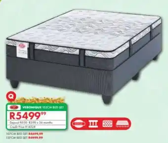 Beares Veronique 152cm bed set offer