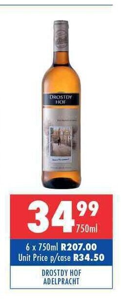 Ultra Liquors Drostdy HOF Adelpracht offer