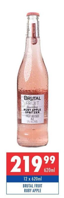 Brutal Fruit Ruby Apple 12 x 620ml