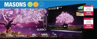 Masons LG - OLED Ai ThinQ 48" offer