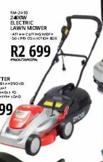 Kloppers 2400W Electric Lawn Mower offer