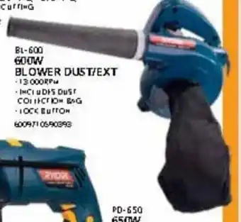 600W Blower Dust/Ext
