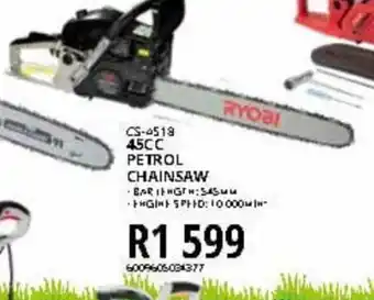 Kloppers 45CC Petrol Chainsaw offer