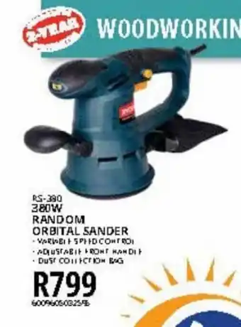 380W Random Orbital Sander