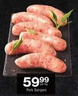 Checkers Pork Bangers offer