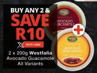 Checkers Westfalia Avocado Guacamole All Variants offer