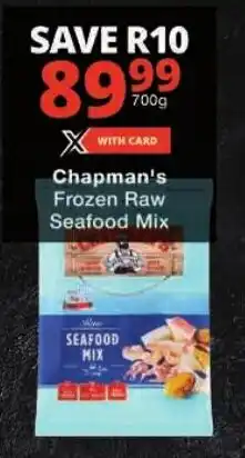 Checkers Chapman's Frozen Raw Seafood Mix offer