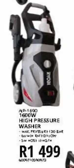 Kloppers 1600W High Pressure Washer offer
