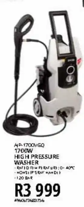 Kloppers 1700W High Pressure Washer offer