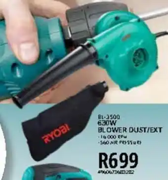 Kloppers 630W Blower Dust/Ext offer
